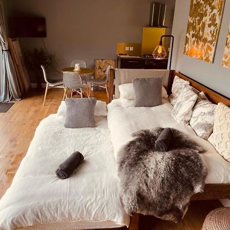 Luxury Lodge In The Treetops Llanbrynmair エクステリア 写真
