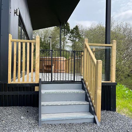 Luxury Lodge In The Treetops Llanbrynmair エクステリア 写真